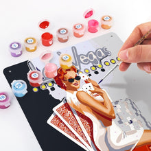 Afbeelding in Gallery-weergave laden, Schilderen op Nummer Metalen Poster - Glamour van Las Vegas