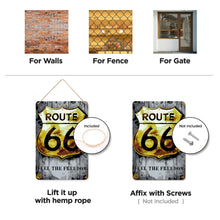 Afbeelding in Gallery-weergave laden, Schilderen op Nummer Metalen Poster - Route 66