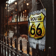 Afbeelding in Gallery-weergave laden, Schilderen op Nummer Metalen Poster - Route 66