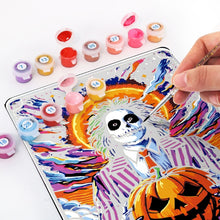 Afbeelding in Gallery-weergave laden, Schilderen op Nummer Metalen Poster - De Grappenmaker Halo en Wolken