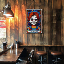 Afbeelding in Gallery-weergave laden, Schilderen op Nummer Metalen Poster - De Killer Rode Pop