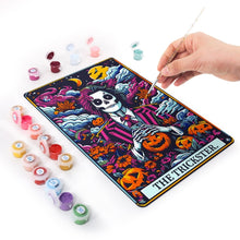 Afbeelding in Gallery-weergave laden, Schilderen op Nummer Metalen Poster - De Grappenmaker Nachtelijke Tuin