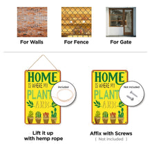 Afbeelding in Gallery-weergave laden, Schilderen op Nummer Metalen Poster - Thuis is waar mijn planten zijn