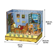 Afbeelding in Gallery-weergave laden, 3D Puzzel - Vincent’s Slaapkamer