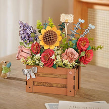 Afbeelding in Gallery-weergave laden, 3D Puzzel - Houten Bloemenkist