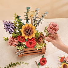 Afbeelding in Gallery-weergave laden, 3D Puzzel - Houten Bloemenkist