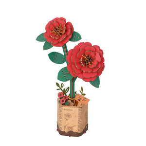 3D Puzzel - Rode Camelia