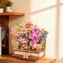 Afbeelding in Gallery-weergave laden, 3D Puzzel - Houten bloeiend boek