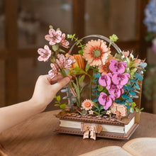 Afbeelding in Gallery-weergave laden, 3D Puzzel - Houten bloeiend boek