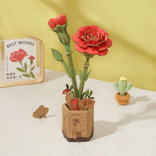 3D Puzzel - Rode Anjer