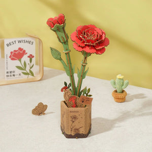 3D Puzzel - Rode Anjer