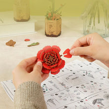 Afbeelding in Gallery-weergave laden, 3D Puzzel - Rode Anjer