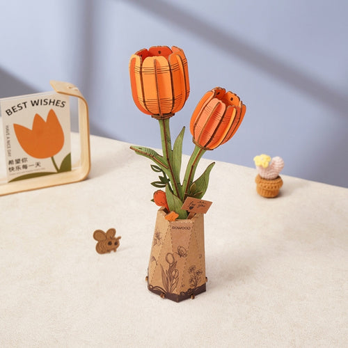 3D Puzzel - Oranje Tulp