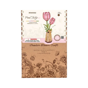 3D Puzzel - Roze Tulp