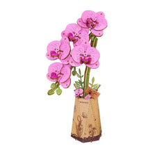 Afbeelding in Gallery-weergave laden, 3D Puzzel - Paarse Mottenorchidee