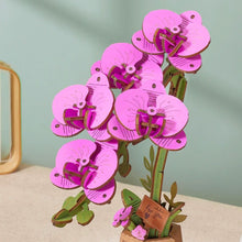 Afbeelding in Gallery-weergave laden, 3D Puzzel - Paarse Mottenorchidee