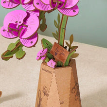 Afbeelding in Gallery-weergave laden, 3D Puzzel - Paarse Mottenorchidee