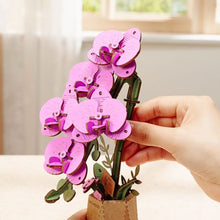 Afbeelding in Gallery-weergave laden, 3D Puzzel - Paarse Mottenorchidee