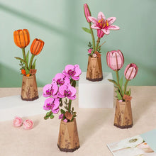 Afbeelding in Gallery-weergave laden, 3D Puzzel - Paarse Mottenorchidee