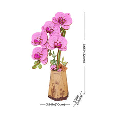 Afbeelding in Gallery-weergave laden, 3D Puzzel - Paarse Mottenorchidee