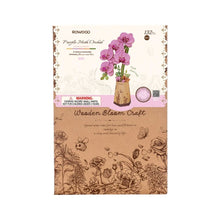 Afbeelding in Gallery-weergave laden, 3D Puzzel - Paarse Mottenorchidee
