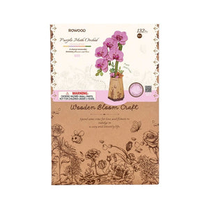 3D Puzzel - Paarse Mottenorchidee
