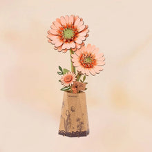 Afbeelding in Gallery-weergave laden, 3D Puzzel - Lichtoranje gerbera Figured'Art