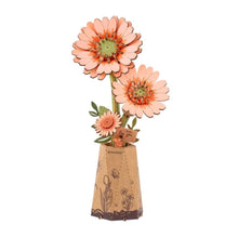 Afbeelding in Gallery-weergave laden, 3D Puzzel - Lichtoranje gerbera