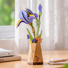 Afbeelding in Gallery-weergave laden, 3D Puzzel - Paarse Iris Figured'Art