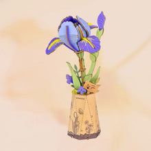 Afbeelding in Gallery-weergave laden, 3D Puzzel - Paarse Iris