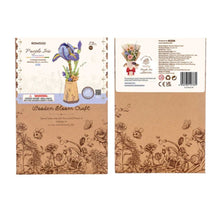Afbeelding in Gallery-weergave laden, 3D Puzzel - Paarse Iris