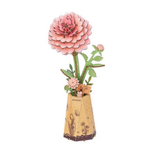 Afbeelding in Gallery-weergave laden, 3D Puzzel - Roze Dahlia