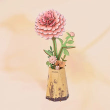 Afbeelding in Gallery-weergave laden, 3D Puzzel - Roze Dahlia