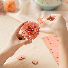 Afbeelding in Gallery-weergave laden, 3D Puzzel - Roze Dahlia