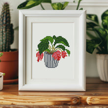 Afbeelding in Gallery-weergave laden, Mini Diamond Painting 15x20cm (2 stuks) - Plant in Pot en Sneeuwpop