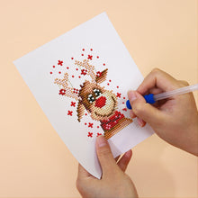 Afbeelding in Gallery-weergave laden, Mini Diamond Painting 15x20cm (2 stuks) - Kerstsok en Rendier