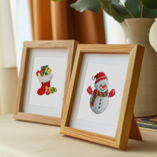 Afbeelding in Gallery-weergave laden, Mini Diamond Painting 15x20cm (2 stuks) - Kerstsok en Rendier