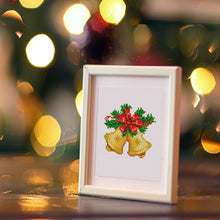 Afbeelding in Gallery-weergave laden, Mini Diamond Painting 15x20cm (2 stuks) - Kerstklokken en Boeketten