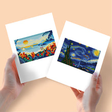 Afbeelding in Gallery-weergave laden, Mini Diamond Painting 15x20cm (2 stuks) - Vlinder en Roos