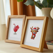 Afbeelding in Gallery-weergave laden, Mini Diamond Painting 15x20cm (2 stuks) - Milkshake en Taart