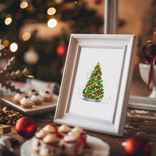 Afbeelding in Gallery-weergave laden, Mini Diamond Painting 15x20cm (2 stuks) - Paaseieren en Kerstbomen