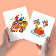 Afbeelding in Gallery-weergave laden, Mini Diamond Painting 15x20cm (2 stuks) - Dozen en Ballonnen