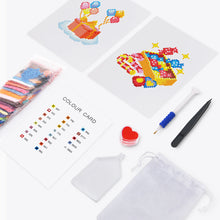Afbeelding in Gallery-weergave laden, Mini Diamond Painting 15x20cm (2 stuks) - Dozen en Ballonnen