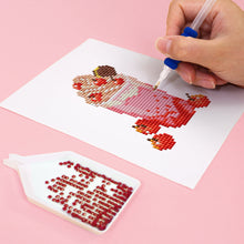 Afbeelding in Gallery-weergave laden, Mini Diamond Painting 15x20cm (2 stuks) - Dranken en Bloemen