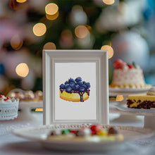 Afbeelding in Gallery-weergave laden, Mini Diamond Painting 15x20cm (2 stuks) - Druiven en Bosbessentaart