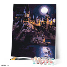 Afbeelding in Gallery-weergave laden, Schilderen op Nummer - Harry Potter - Hogwarts kasteel bij nacht