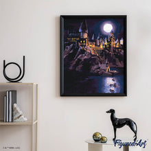 Afbeelding in Gallery-weergave laden, Schilderen op Nummer - Harry Potter - Hogwarts kasteel bij nacht