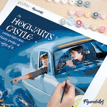 Afbeelding in Gallery-weergave laden, Schilderen op Nummer - Harry Potter - Vlucht vanuit Engeland naar Hogwarts