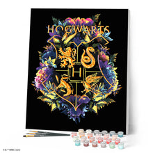 Afbeelding in Gallery-weergave laden, Schilderen op Nummer - Harry Potter - Bloemenwapen van Hogwarts