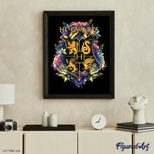 Afbeelding in Gallery-weergave laden, Schilderen op Nummer - Harry Potter - Bloemenwapen van Hogwarts